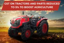 GST on Tractors and Parts Reduced to 5% to Boost Agriculture